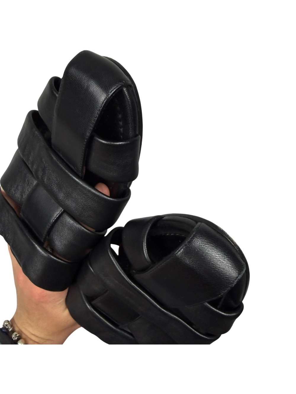 Jenni Kayne Camilla Leather Slip On Mules - Picture 6 of 7